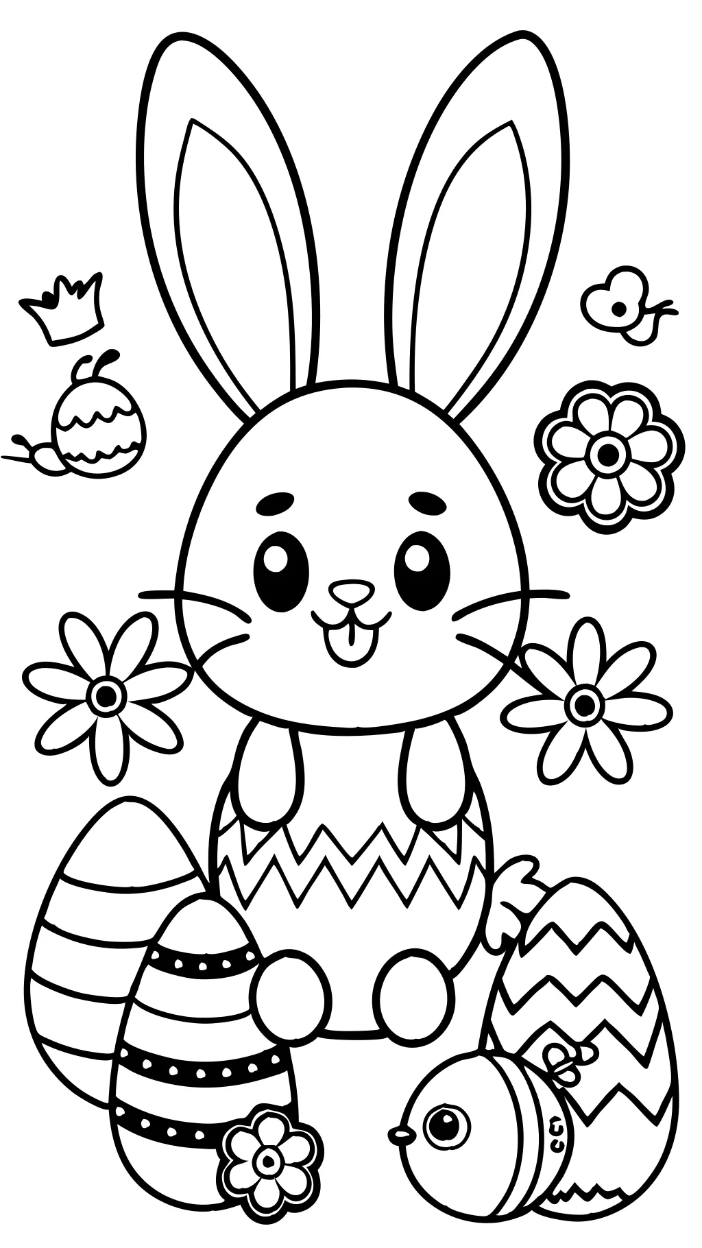 coloriages mignons pour Pâques